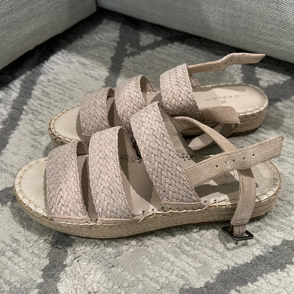 Pink Caslon Sandals